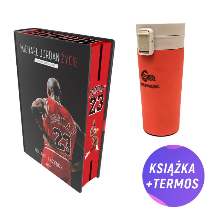 SQN Originals: Michael Jordan. Życie (barwione brzegi) (książka + kubek termiczny KeepTheBeat)