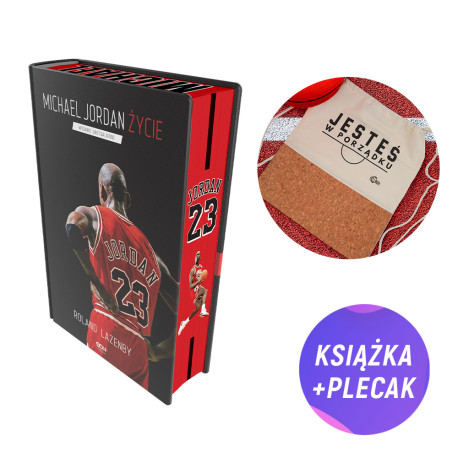  SQN Originals: Michael Jordan. Życie (barwione brzegi) (książka + plecak worek KeepTheBeat)