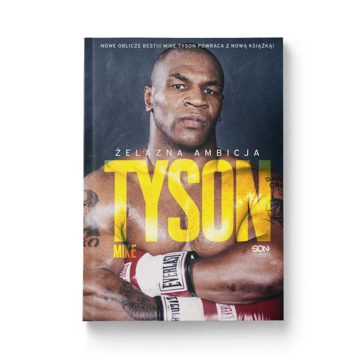 Okładka książki sportowej o boksie Tyson Żelazna ambicja w księgarni sportowej labotiga.pl