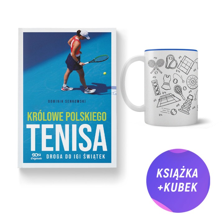 SQN Originals: Królowe polskiego tenisa (książka + duży kubek tenisowy 420ml)