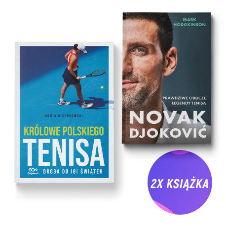 SQN Originals: Królowe polskiego tenisa + Novak Djoković (2x książka)