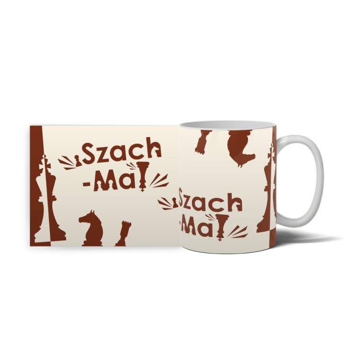 SQN Orginals: Kubek szachy (330 ml) Szach mat