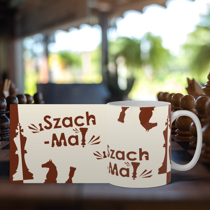 SQN Orginals: Kubek szachy (330 ml) Szach mat