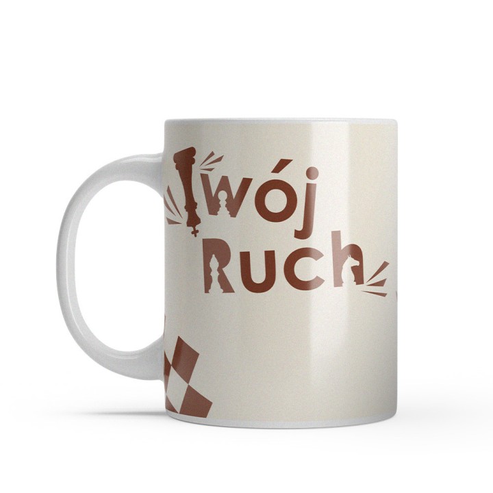 SQN Orginals: Kubek szachy (330 ml) Twój Ruch