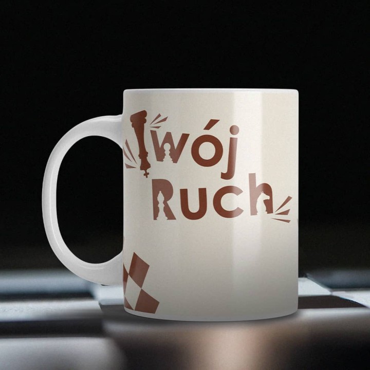 SQN Orginals: Kubek szachy (330 ml) Twój Ruch