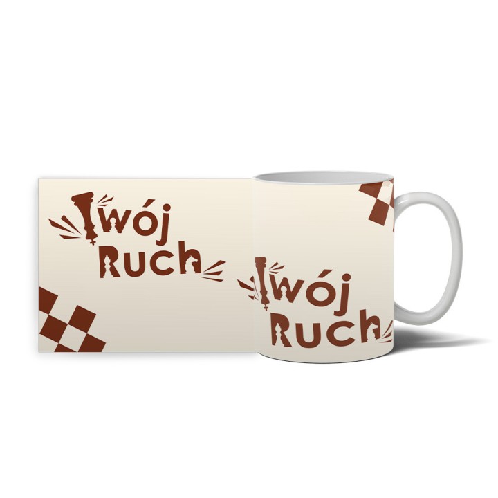 SQN Orginals: Kubek szachy (330 ml) Twój Ruch
