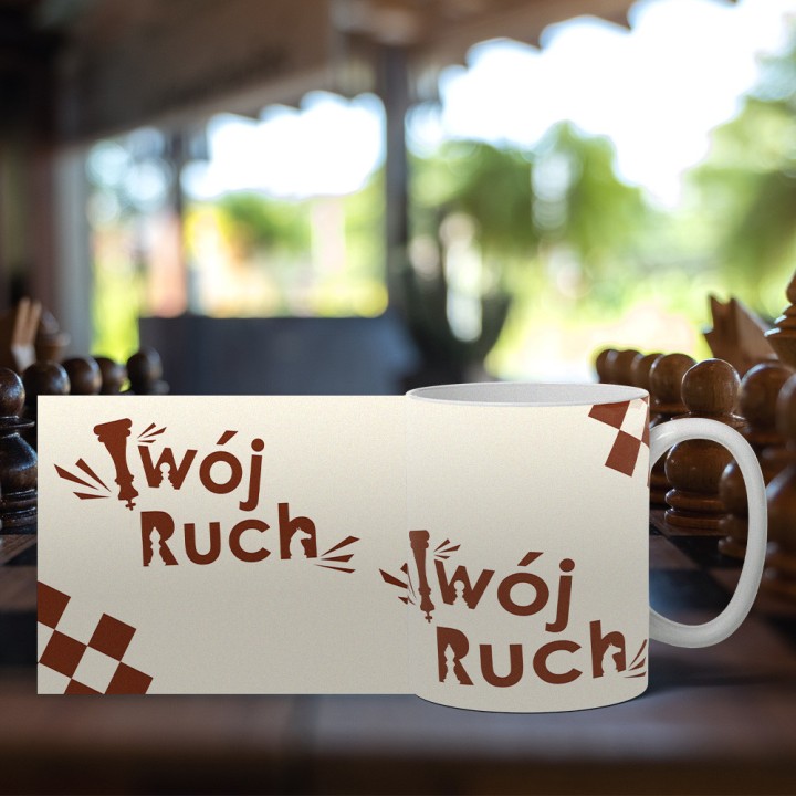 SQN Orginals: Kubek szachy (330 ml) Twój Ruch