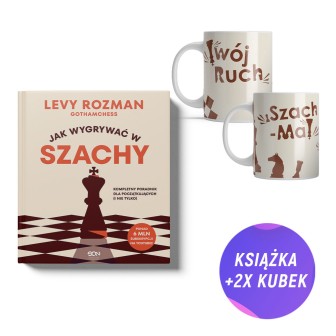  Jak wygrywać w szachy (książka + kubek Szach mat + kubek Twój ruch)