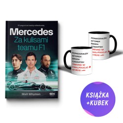 (Wysyłka ok. 19.05.) Mercedes. Za kulisami teamu F1 (książka + kubek 330ml tydzień fana F1)