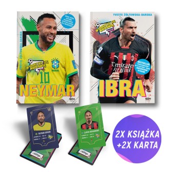 (Wysyłka ok. 19.05.) Neymar. Chłopak, który urodził się, by grać w piłkę + Ibra (2x książka + 2x karta gratis)