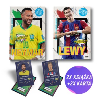 (Wysyłka ok. 19.05.) Neymar. Chłopak, który urodził się, by grać w piłkę + Lewy (2x książka + 2x karta gratis)