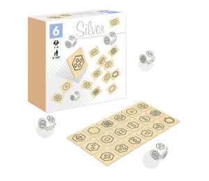 Kostki z piktogramami Silver ALEX