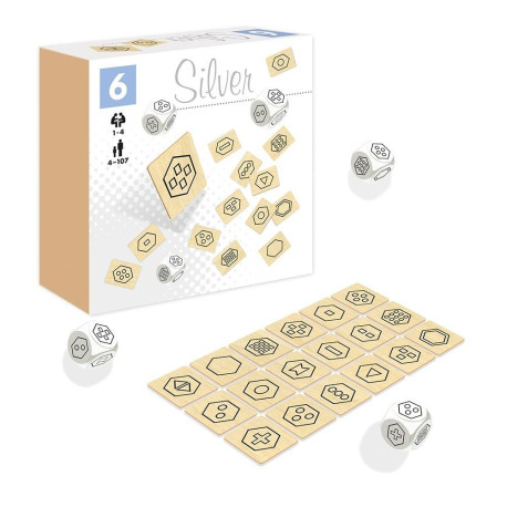 Kostki z piktogramami Silver ALEX