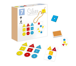 Kolorowa geometria Silver ALEX
