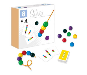 Kule na sznurku Silver ALEX