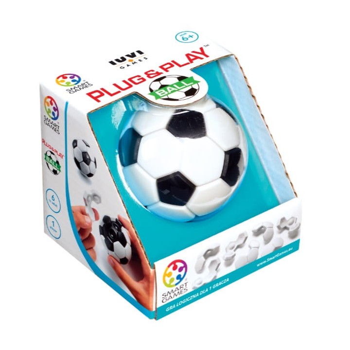 Ball. Piłka. Gra logiczna układanka (6+) Plug & Play Ball (PL) Smart Games