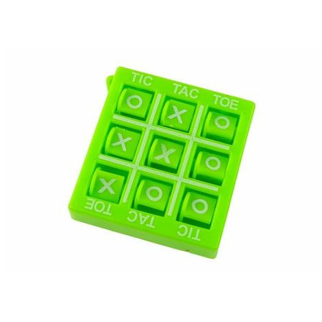 Gra kółko i krzyżyk 4,5 cm zielona