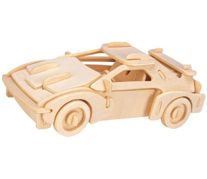 Łamigłówka drewniana Gepetto -Samochód rajdowy G3