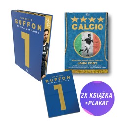 Gianluigi Buffon (barwione brzegi) + Calcio (2x książka + plakat gratis)