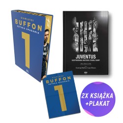 Gianluigi Buffon (barwione brzegi) + Juventus. Ilustrowana historia Starej Damy (2x książka + plakat gratis)