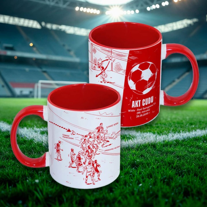 SQN Orginals: Kubek (330 ml) Akt Cudu mecz Wisła Real Saragossa