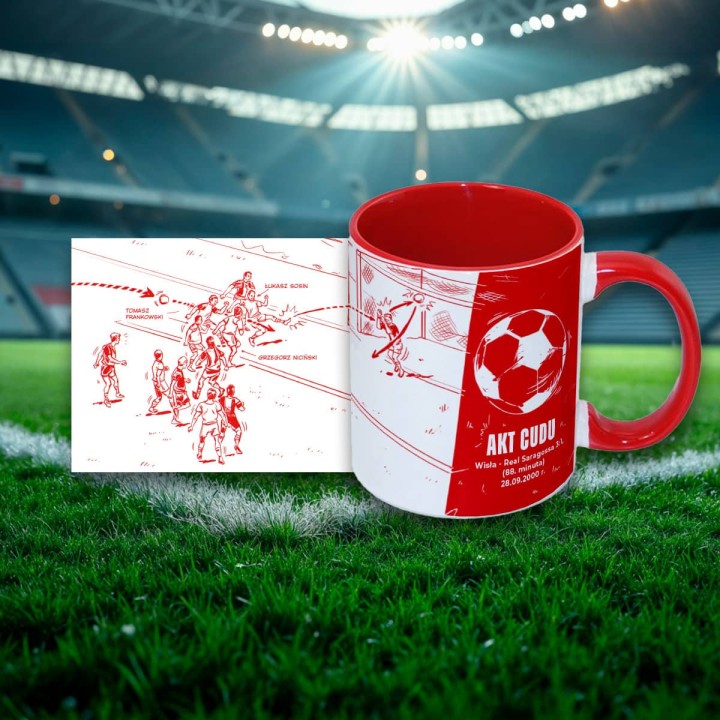 SQN Orginals: Kubek (330 ml) Akt Cudu mecz Wisła Real Saragossa