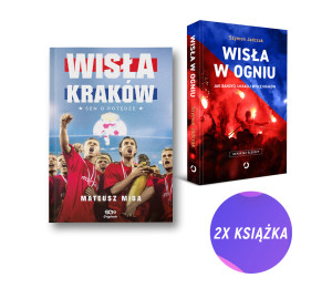 SQN Originals: Wisła Kraków. Sen o potędze + Wisła w ogniu (2x książka)