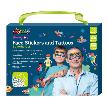 Naklejki do ciała i tatuaże - Superbohaterowie