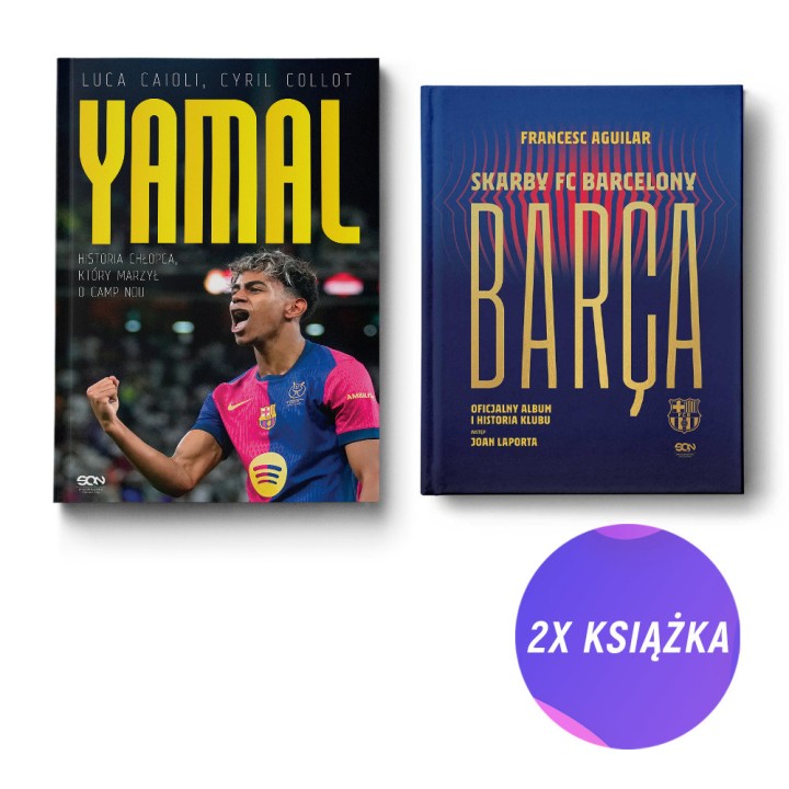  Lamine Yamal + Barca. Skarby FC Barcelony (2x książka)