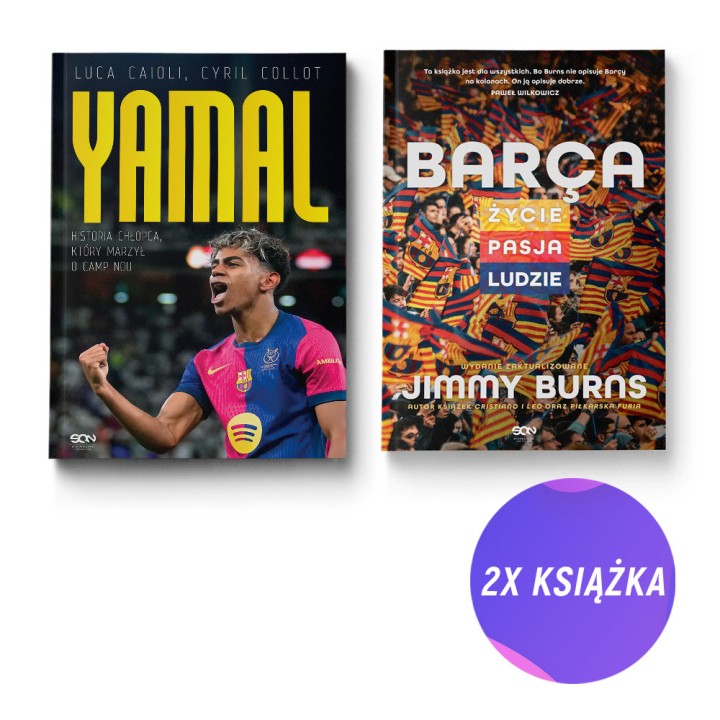  Lamine Yamal + Barca. Życie, pasja, ludzie (2x książka)