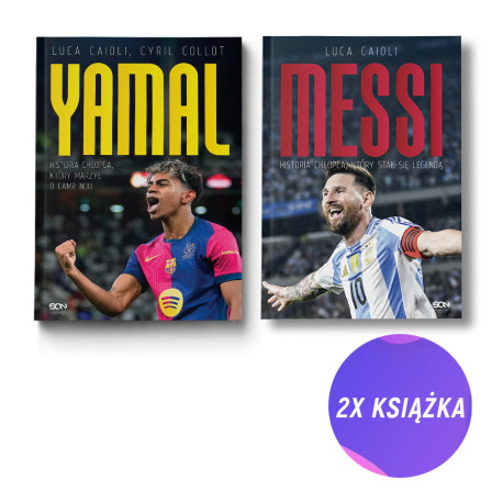 Lamine Yamal + Messi. Historia chłopca, który stał się legendą (2x książka)