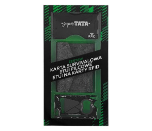 Karta survivalowa oraz etui na karty dla Taty
