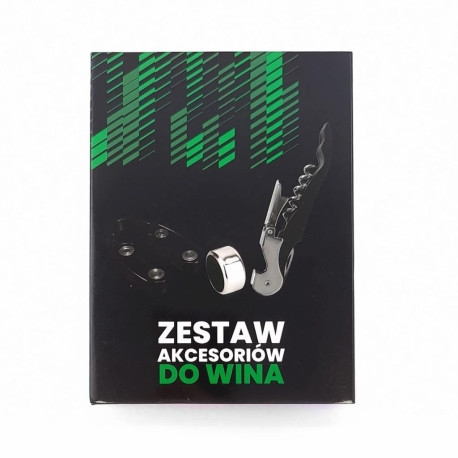 Zestaw akcesoriów do wina 3el dla Taty