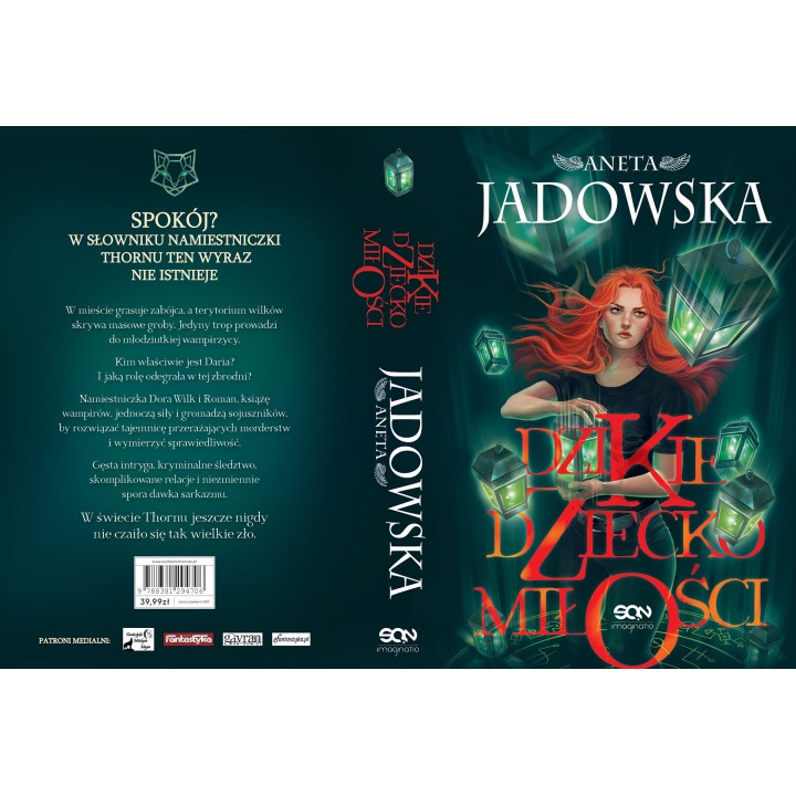 Okładka książki Dzikie dziecko miłości Anety Jadowskiej