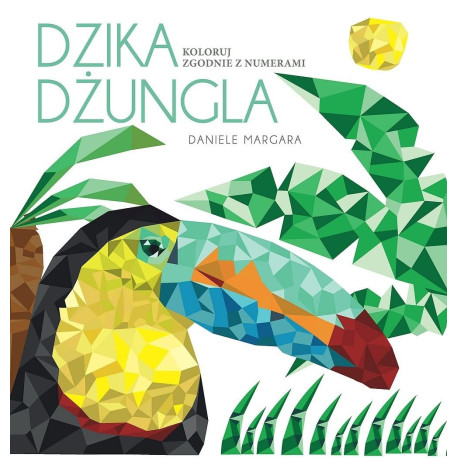 Dzika dżungla. Koloruj zgodnie z numerami