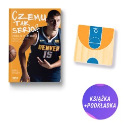 (Wysyłka ok. 11.07.) Czemu tak serio? Nikola Jokić. Nieznana historia mistrza NBA (książka + podkładka koszykarska pod kubek)