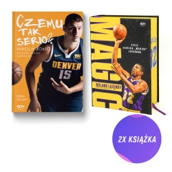 Czemu tak serio? Nikola Jokić. Nieznana historia mistrza NBA + Magic - barwione brzegi (2x książka)