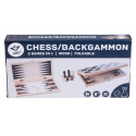Szachy Backgammon drewniane