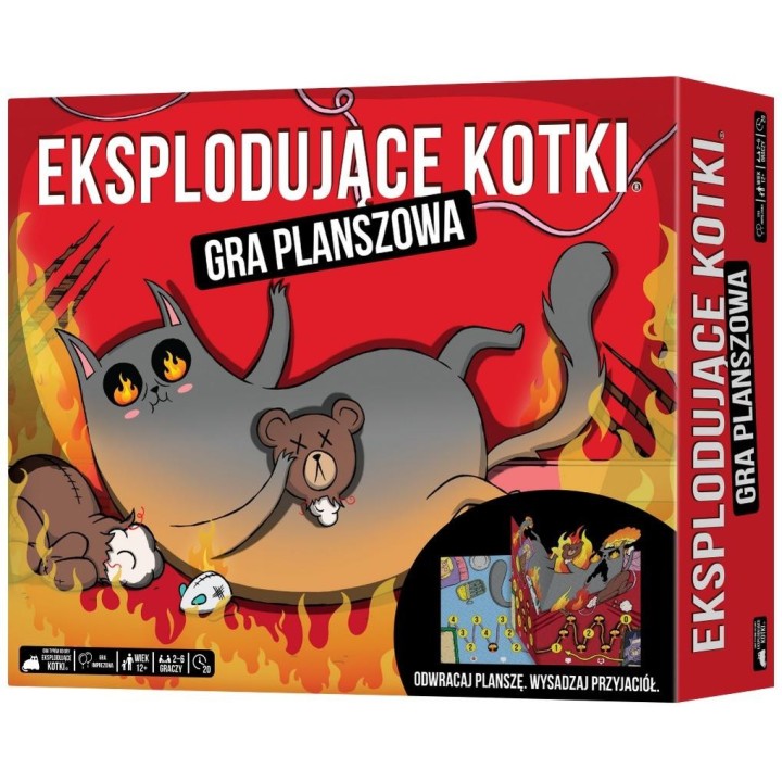 Eksplodujące Kotki: Gra planszowa REBEL