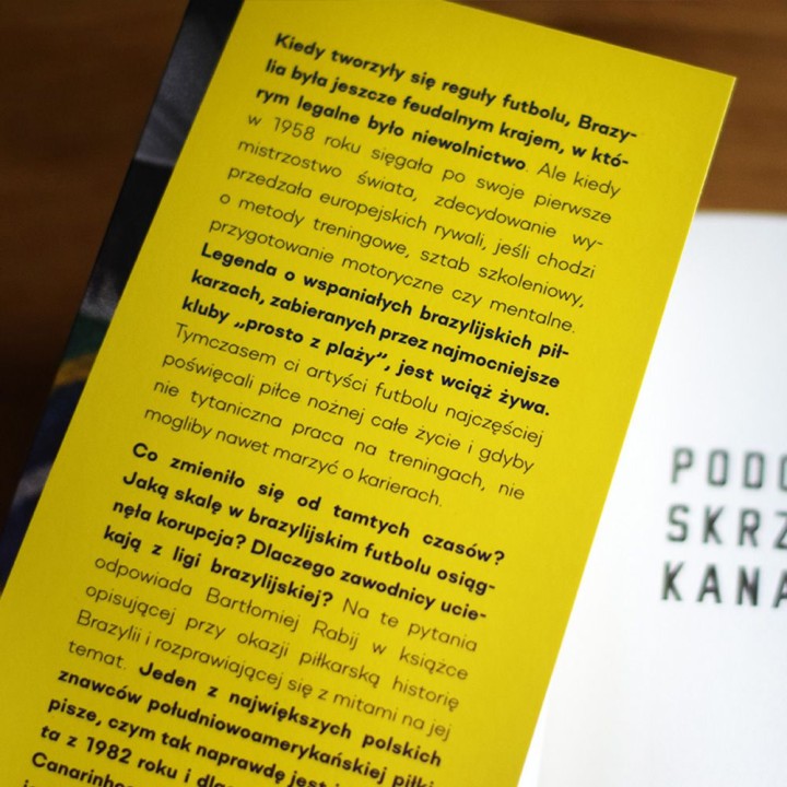 Okładka książki "Podcięte skrzydła kanarka. Blaski i cienie brazylijskiego futbolu" na Labotiga.pl 