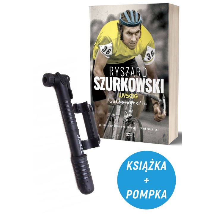 Zdjęcie Pakietu książka sportowa Ryszard Szurkowski + pompka MINI TOUR DE FRANCE w sklepie Labotiga