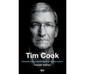 Okładka książki Tim Cook. Człowiek, który wzniósł Apple na wyższy poziom w księgarni sportowej Labotiga.pl 