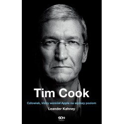 Okładka książki Tim Cook. Człowiek, który wzniósł Apple na wyższy poziom w księgarni sportowej Labotiga.pl 