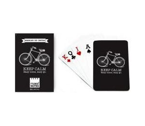 MN Cycling Karty do gry czarne talia 55 kart
