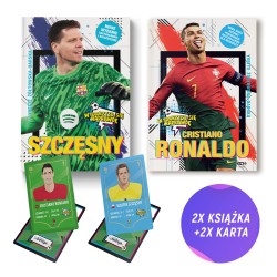 Pakiet: Lewy. Chłopak, który zachwycił świat + Cristiano Ronaldo (2x książka + 2x karta gratis)