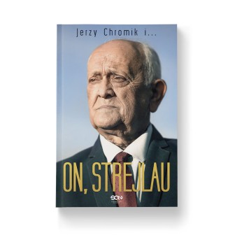 Okładka książki sportowej On, Strejlau. Andrzej Strejlau, Jerzy Chromik