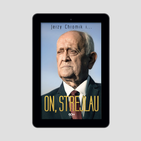 Okładka książki sportowej On, Strejlau. Andrzej Strejlau, Jerzy Chromik