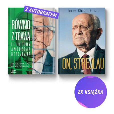 SQN Originals: Równo z trawą. Felietony Andrzeja Strejlaua + On, Strejlau (2x książka)