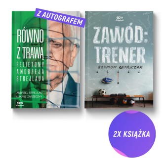 SQN Originals: Równo z trawą. Felietony Andrzeja Strejlaua + Zawód: Trener (2x książka)