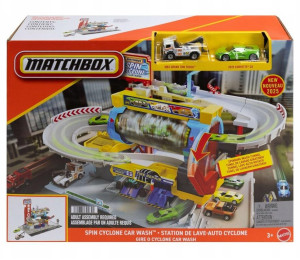 Matchbox Myjnia Turbo Cyklon z 2 autkami